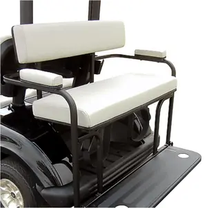 2 in 1 White Combo Seat Kit for EZGO TXT Golf Carts 1992+