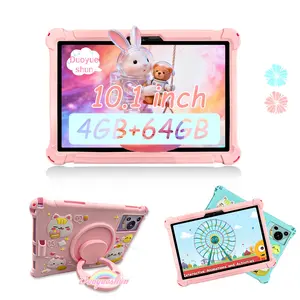 Cute 10.1 Inch HD Screen Android Tablet PC, 1280x800 IPS Display, Parental Control, Dual Camera, Educational Games, Birthday Gift