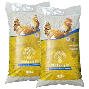 Premium Chicken Sand, Odor Eliminating Bedding for Coops, 50 Lb Bag, 2 Pack Premium Chicken Sand, Odor Eliminating Bedding for Coops, 50 Lb Bag, 2 Pack