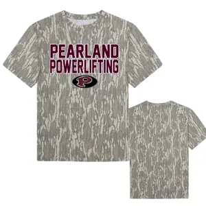 Pearland Powerlifting- PHS Logo Performance Tee, Mossy Oak Camo T Shirt, Camo 3D Hunting T Shirt, Gift For Him For Her