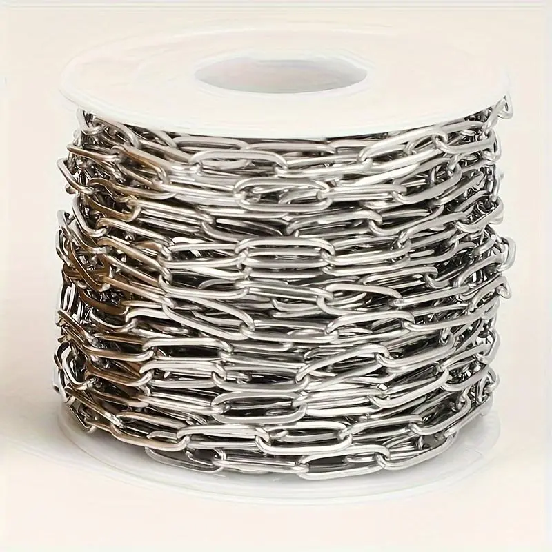 Heavy-duty chain - Suitable for lifting, drying, guardrails and security purposes. It is an industrial-grade product with Chain Design and comes with dog chain links.