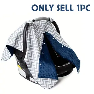 1pc seat outdoor dust cover, boy girl seat canopy, multi-purpose stroller outdoor dust cover, double-layer breathable car seat cover, Traveling Stroller Gear