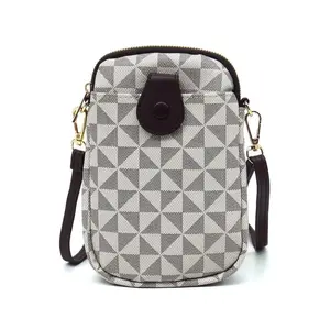 Fashion World PM Monogram Mini Crossbody Bag Cell Phone Purse