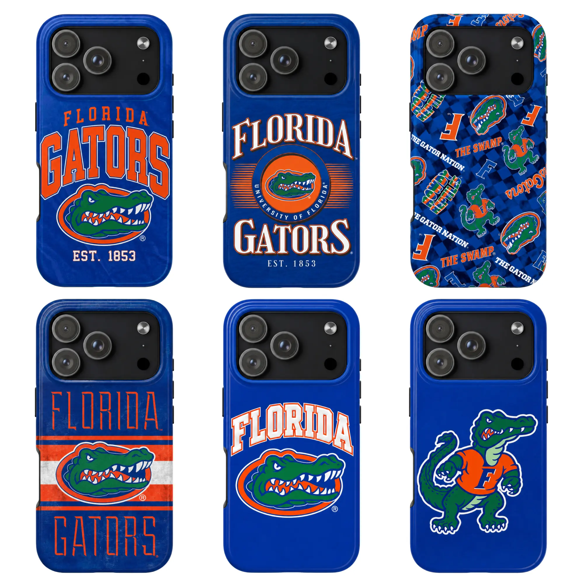 [Collection] Florida Gators Tough Phone Case, Gators Football Protective Case, Albert Gator Mascot and Blue Orange Design, Florida College Football Fan Gift, Game Day Accessories for Men Women