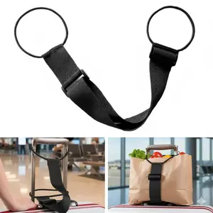 Universal Elastic Luggage Straps: Adjustable Strap, Anti-Slip, Secure & Durable Travel Organizer Belt for Suitcase Expansion, Easy Packing, and Tangle-Free Transport. Fits All Sizes.