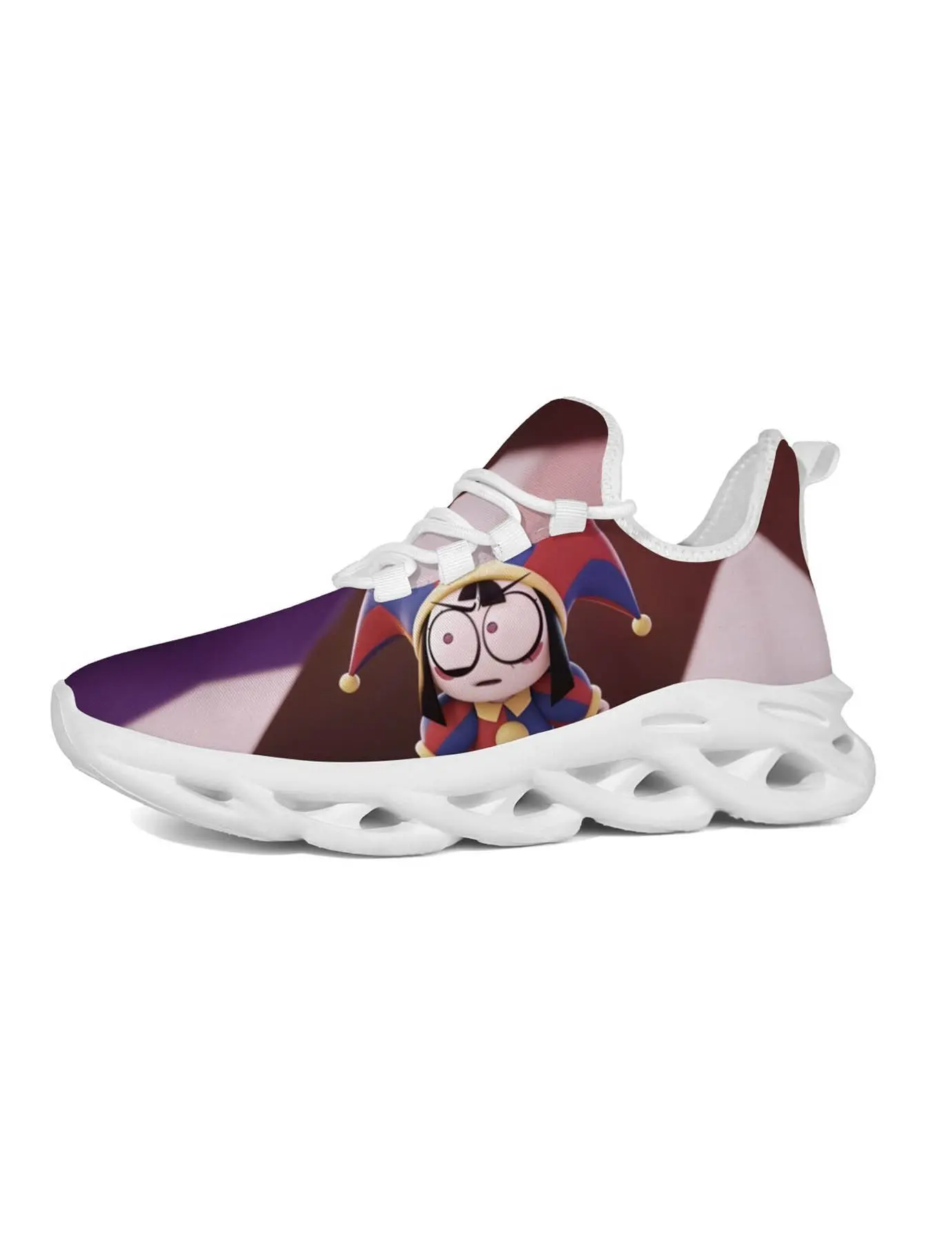 Men's Anime Print Casual Shoes, Unique Character Prints, Fashionable Trendy Design, Vibrant Color Block, Classic Thick Sole, Street Style