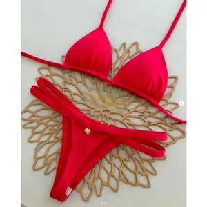 New women sexy Brazilian bikini beach vacation swimwear