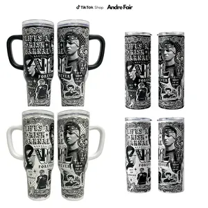 Bloodin Bloodout 20oz & 40oz Tumbler With Handle, Mexico Movie Tumbler