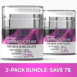 2-PACK REMEDIAL PAX - Neck Firming Cream with Retinol Collagen and Hyaluronic Acid Aloe  Skincare Moisture Hydrating Moisturizing Sensitive Tightening