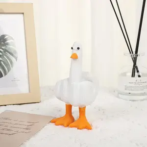 Cartoon Duck Sculpture, This Is A Duck, But Not Just A Duck Collectible Figurine Statue