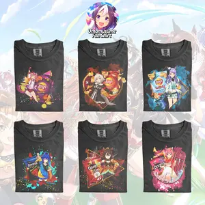 [Uma Musume Fan Shirt Collection] The Vintage Uma Musume: Pretty Derby with Snack Comfort Color Shirt, Uma Musume Graphic Tee, Manga Style Shirt, Horse Girl Graphic Shirt, Y2K Gaming Shirt, Gift for Men, Crew Neck Shirt, Trending Shirt