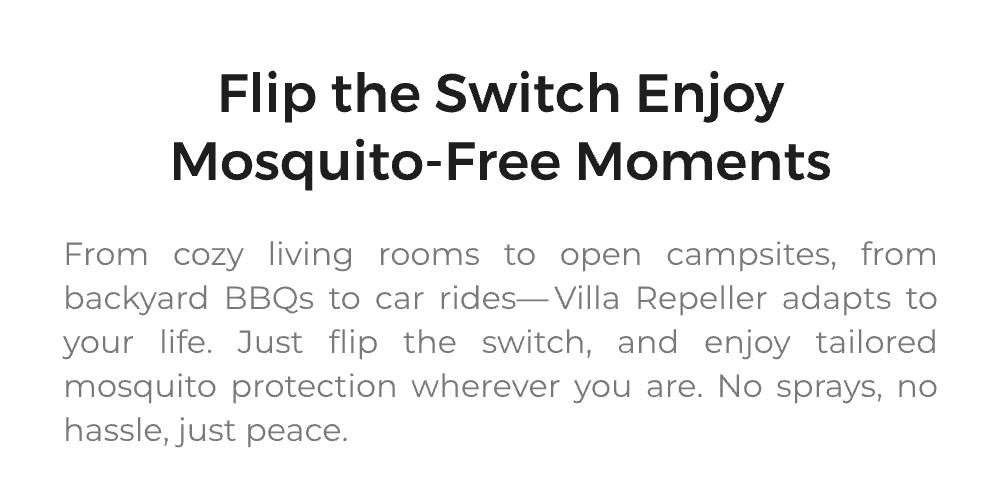 VILLA REPELLER - FLEXTAIL X VOLLYC Smart Heat Mosquito Repellent With Stronger Protection