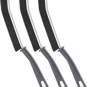 3-Piece Multi-Functional Gap Cleaning Brush Set, Effective Bathroom & Kitchen Cleaner, Compact Brushes for Sinks, Bathtubs, Toilets