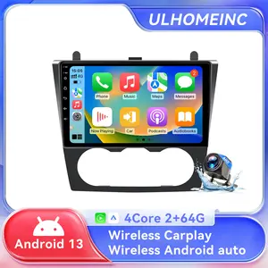 Android 13 Car Stereo for Nissan Altima 2007-2012, 9" Car Radio Touch Screen, Wireless CarPlay & Android Auto, Stereo with GPS Navigation, 5G, WIFI, Bluetooth, FM, Backup Camera, SWC Manual AC