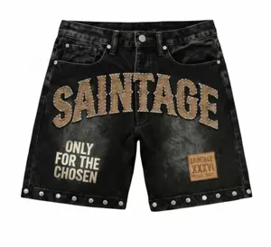 SAINTAGE DENIM JEAN SHORTS