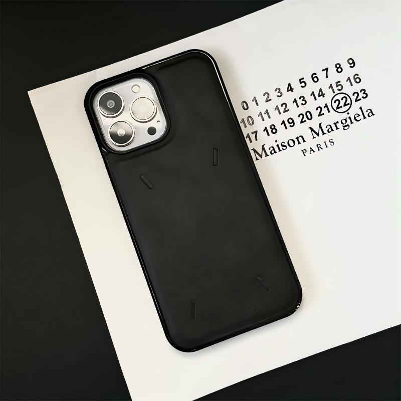 Case & Nova. Luxury minimalist leather phone case with number pattern for iPhone 17 Pro Max, 16, 15, 14, 13 — premium shockproof protective shell junk