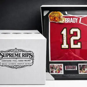 Break #1 Supreme Rips Full Size Helmets - Authentic Speedflex On-Field Replica - Contains 1 Full Sized Helmet - Brady Edition