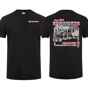 Kenworth Merchandise Men T-shirt Vintage Truck Stop Graphic Shirt Cotton Top, Top Menswear