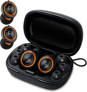 Senvok Ear Plugs for Sleeping Noise Cancelling with 50dB NRR - 3 Adjustable Noise Reduction Levels - Soft Reusable Silicone Hearing Protection Earplugs for Sleep, Work, Travel