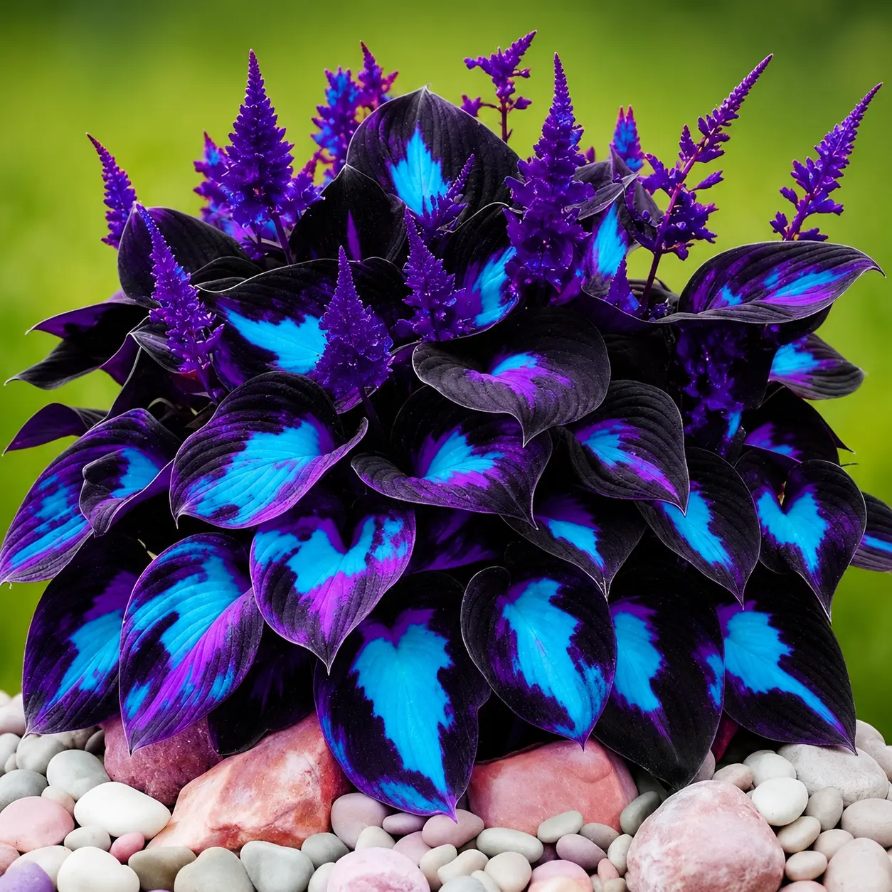 1000 Blue & Purple Hosta Seeds – Vibrant Two-Tone Foliage for Eye-Catching Garden Style & Outdoor Displays