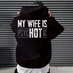 Men's Funny Tee Shirt Husband Gift Shirt Valentine's Day Gift For Him My Wife Is PsycHOTic Shirt Funny Gifts From Wife Shirt For Husband