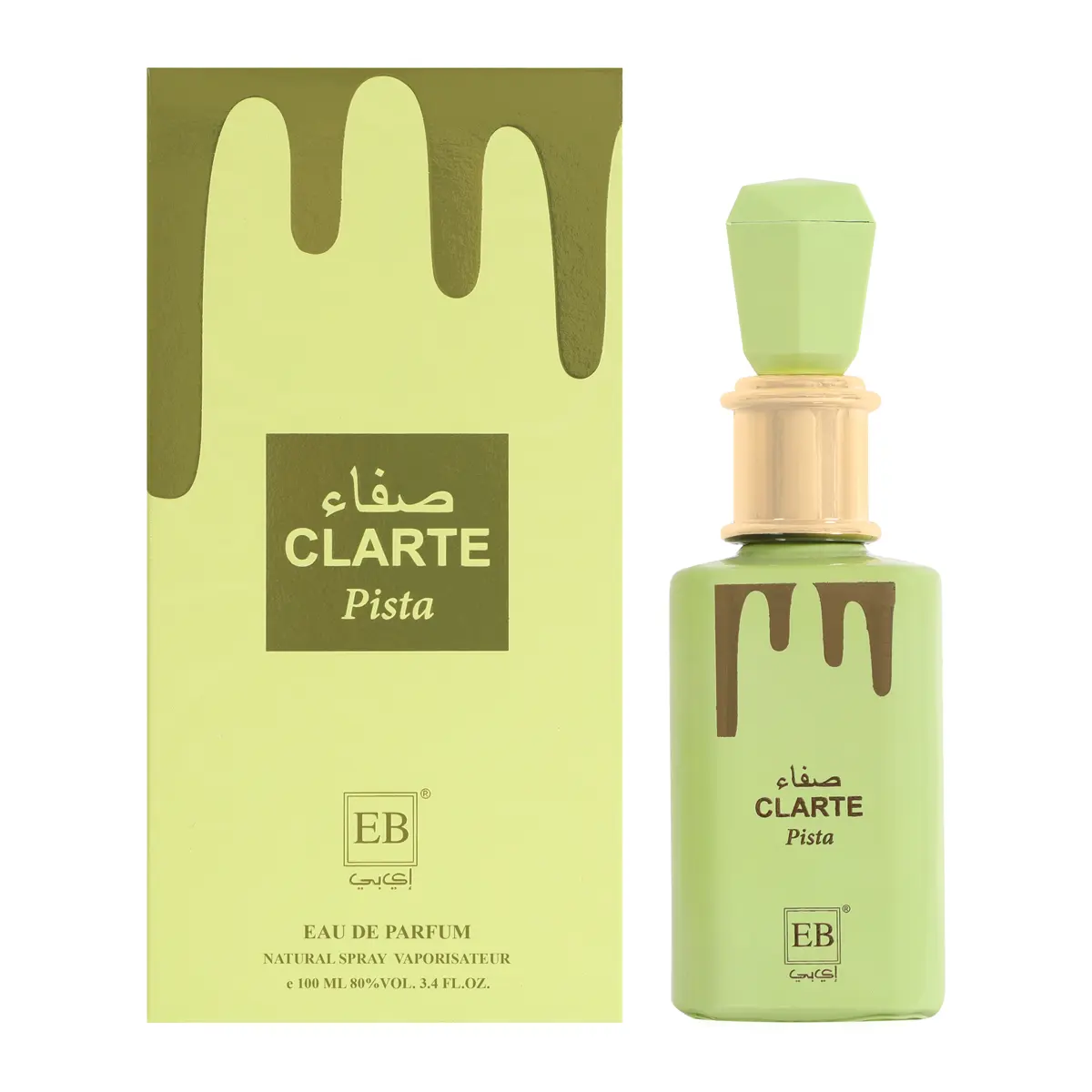 Clarte Pista Eau De Parfum Natural Spray for Men & Women - 100ml/3.4 fl. oz.