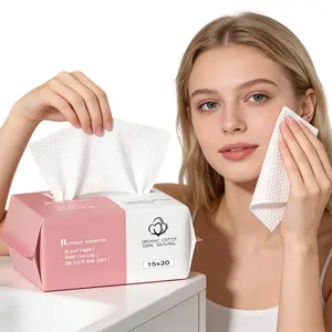 Disposable Face Towels, 1/2/4 Counts  Soft Dry Wipes Facial Cloths, Facial Tissue for Sensitive Skin, Extra Soft Makeup Remover Dry Wipes