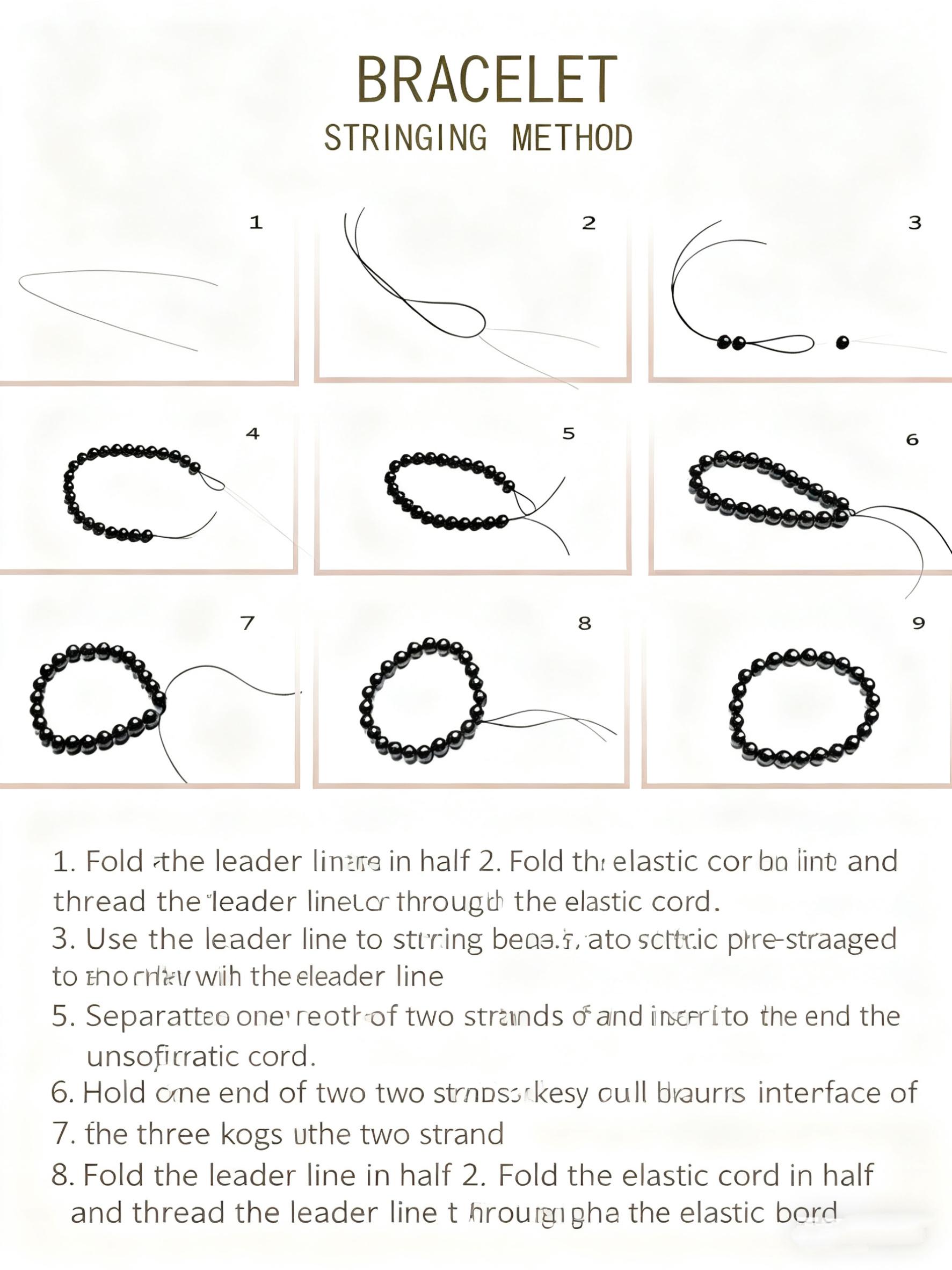 【Yooperlite】Yooperlite Handmade Elastic Bead Bracelet Bracelet for Men and Women, Enhancing Positive Energy