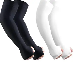 Sun Protection UV Gardening Arm Sleeves, Unisex, UPF 50+, Compression Breathable Sports Gloves, 2 Pairs, Outdoor Sun Protection