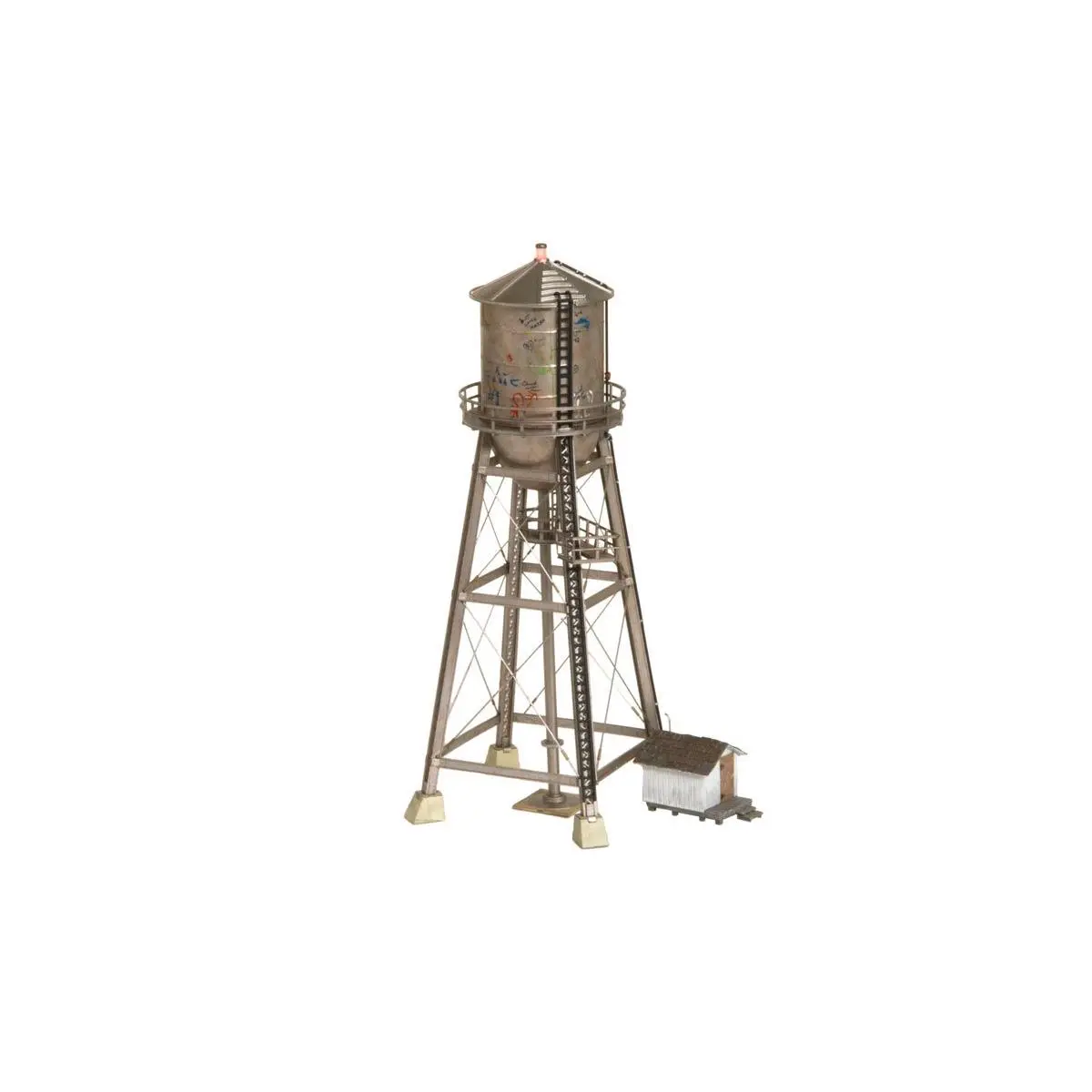 Woodland Scenics N Scale Rustic Water Tower Model Kit, Small Animal Playtime Toy