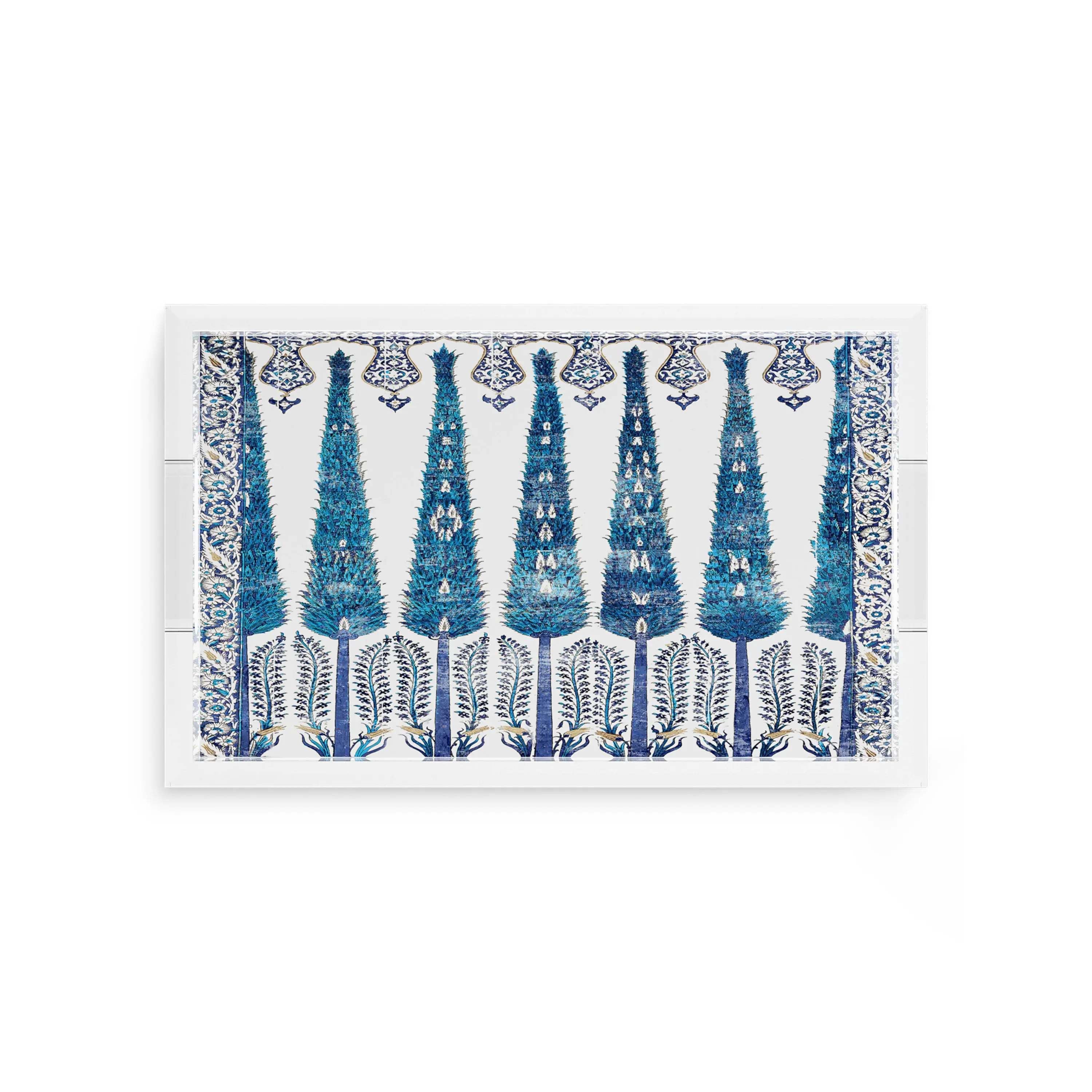 Topkapi Garden Classic Acrylic Rectangle Decorative Tray