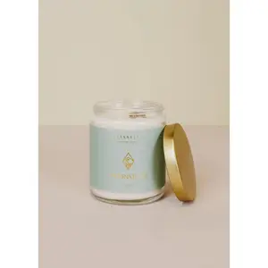 9oz - Clear Crystal Candle - Moonstone - Good Luck