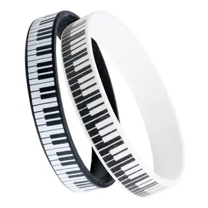 Silicone Keyboard Bracelets, Set of 2