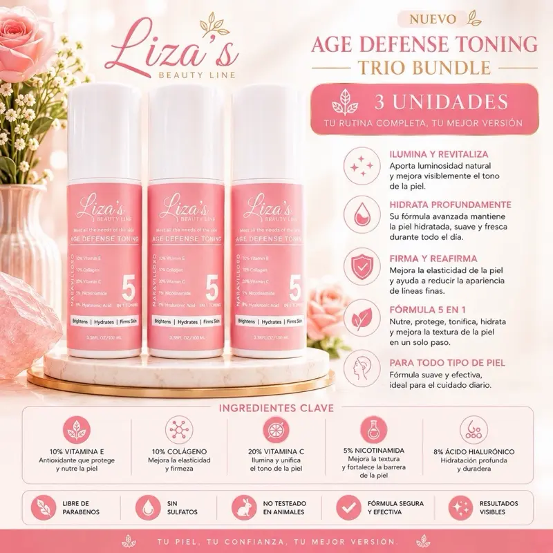 Tónico facial trío bundle Skin Repair