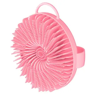 Shower Brush Silicone Body Scrubber Massage Brush Body Washer Bath Brush