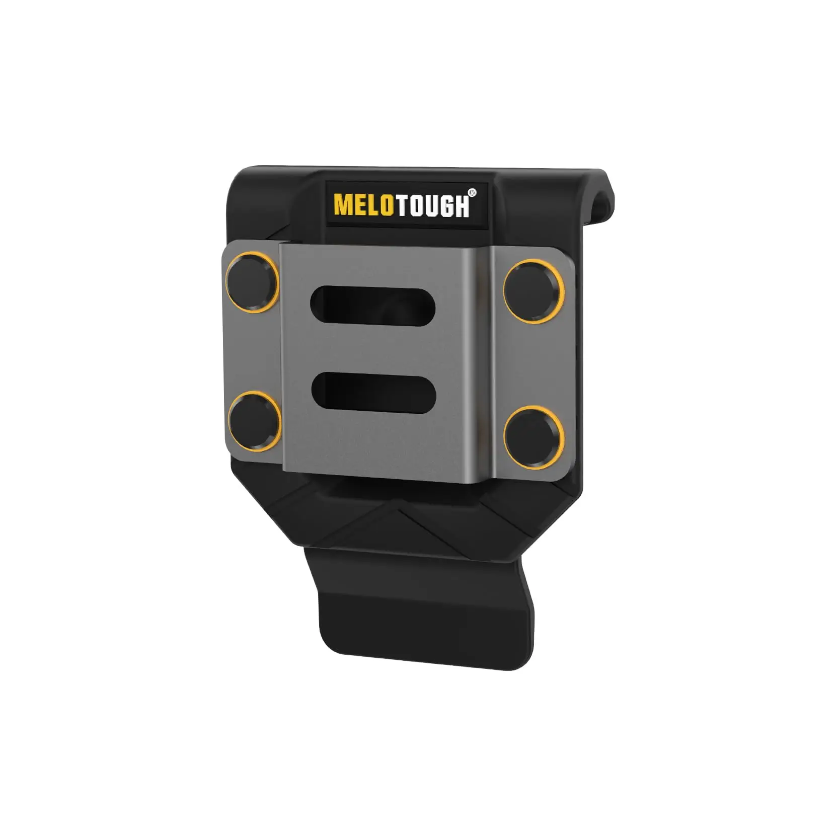 MELOTOUGH Drill Holder Belt Clip,Heavy Duty Tape Measure Belt Holder for Cordless Drill,Hammer ,Tape Measure,Tools with Hanger Clips(Black)