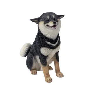 JXK Studio Shiba Inu Dog Figurine Statue SeriesDurable Polyresin with Intricate Details