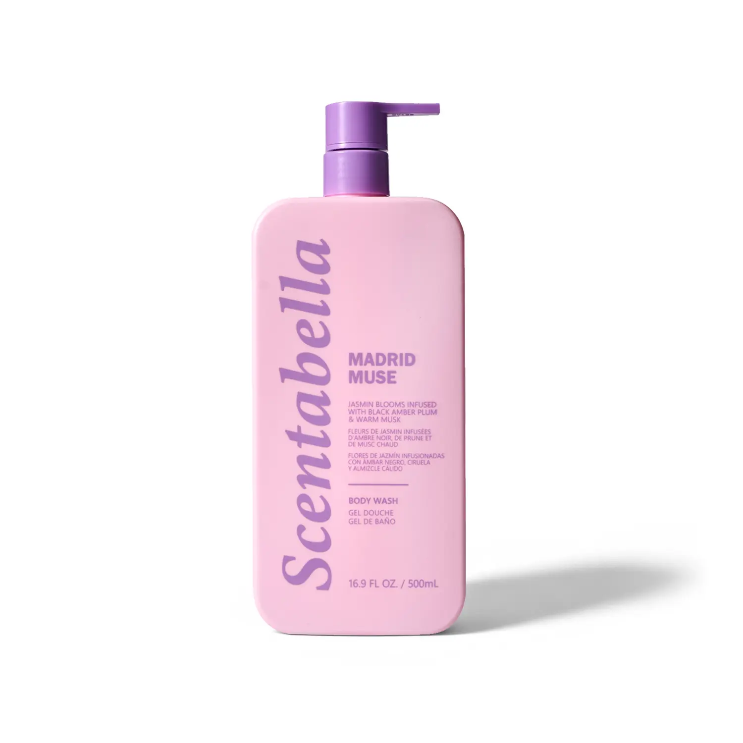 Scentabella Madrid Muse Perfume Body Wash | Elegant & Hydrating Scented Shower Soap for Body Care Routine