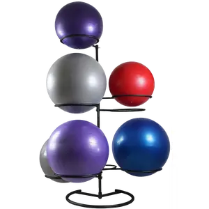 French Fitness 9 Ball Exercise / Stability Ball Rack EBR9 (New)