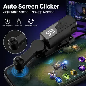 Auto Screen Clicker Device for Smartphone, Adjustable Touch Tapper Tool for Games, Apps, Live Streaming and Repeated Tapping