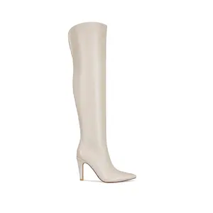 BEAUCOUP-BONE OVER THE KNEE CHUNKY STILETTO BOOT