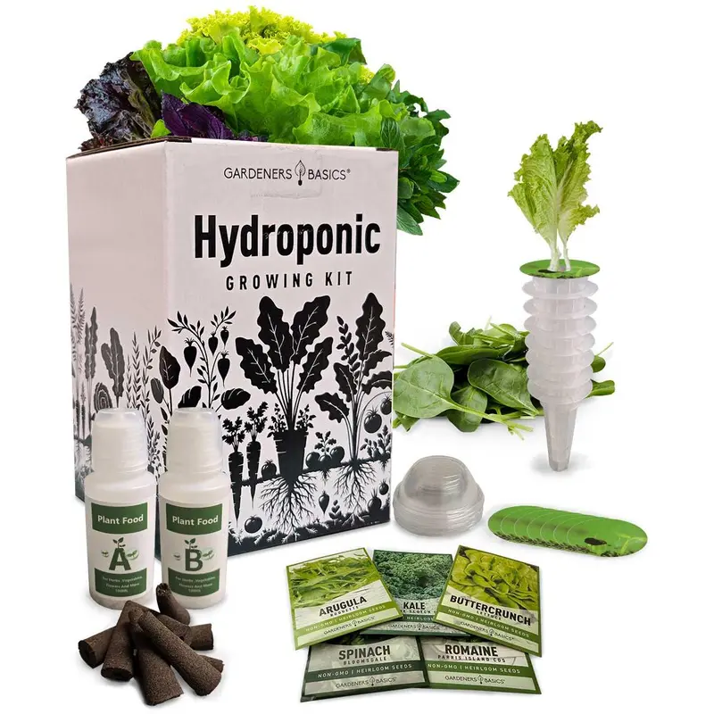 84-Piece Hydroponic Pod Kit – 12 Grow Baskets + 12 Grow Sponges, Model 15001265