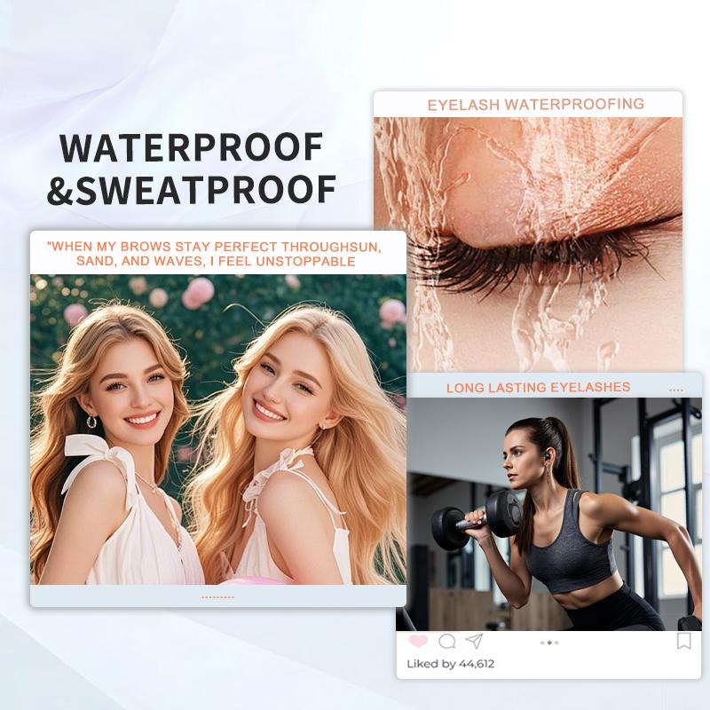 GECOMO Waterproof Mascara for Long-Lasting 24-Hour Thick & Well-Defined Lashes