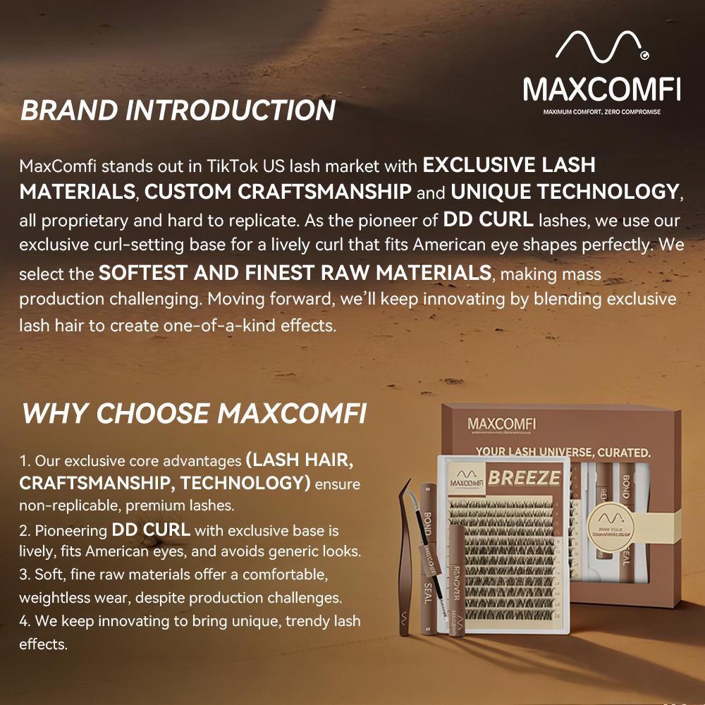 MaxComfi Nila BlushBloom Makeup False Eyelashes - Super Soft Comic Thin Band, Gentle Waterproof, Itch-Free, Long-Lasting, Natural Daily Volume, Beginner-Friendly DIY Extension for Flawless Summervibes Looks
