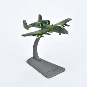 1 Piece A10 Metal Alloy Scale Model Kit, Modern Design Aircraft Decoration, Ideal Gift for Ages 14+, Perfect for Home & Room Decor