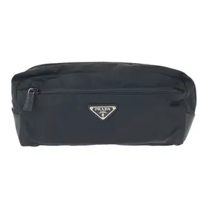 Pre-owned PRADA Nylon Tote Bags Tessuto Saffiano Leather Clutch Bag