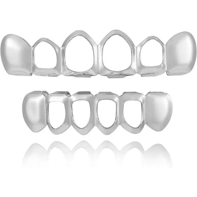 Silver hollow teeth