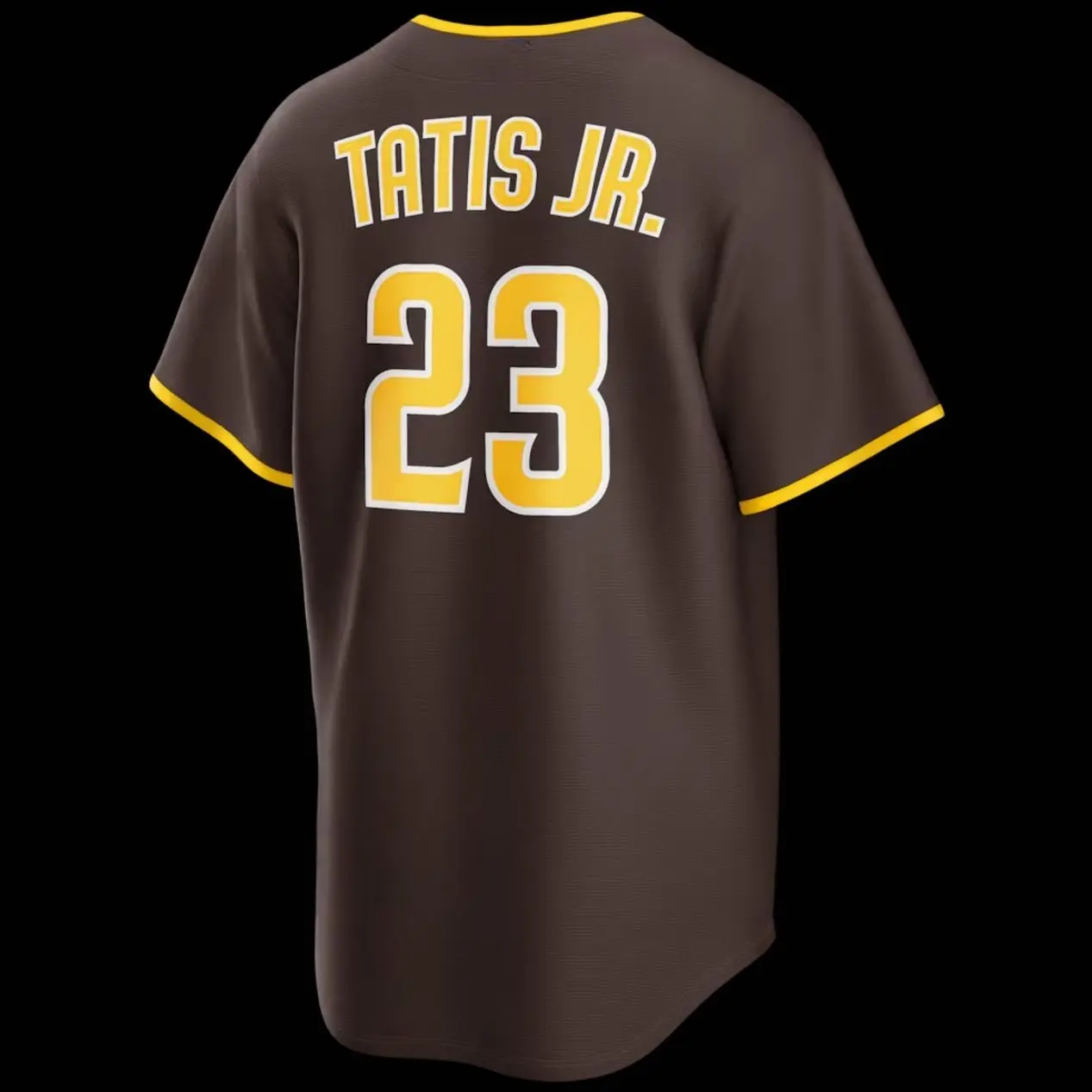 Men Baseball Jesey 23 Tatis Jr. San Diego Team Road Replica Jersey - Brown