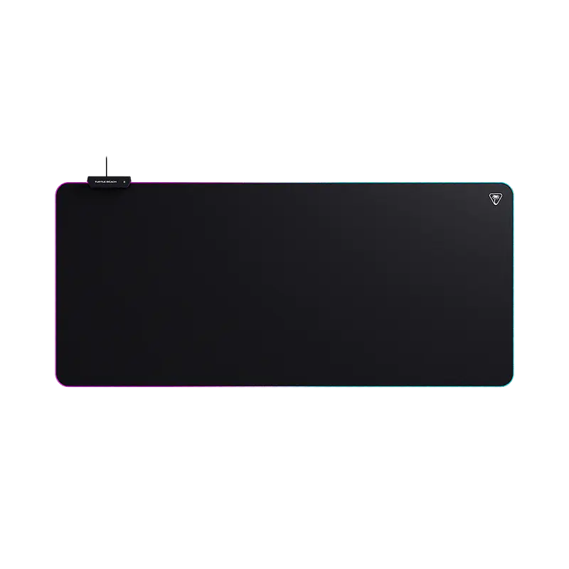 Turtle Beach Sense AIMO XXL Ultra-Wide PC Gaming Mousepad, RGB Illumination, High Precision, Non Slip Back, Extended Keyboard Desktop Mouse Pad with Stitched Edges