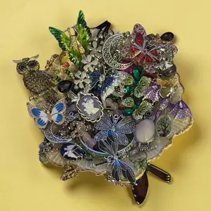 Woodland Fairy Mystery Jar with Enchanted Owls Butterflies and Celestial Jewelry